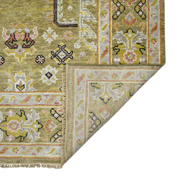 Amer Rugs Bristol Elegant Hand-knotted Area Rug With Persian-inspired Design For Luxurious Home Décor Gold Wool Brs180810