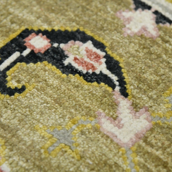 Amer Rugs Bristol Elegant Hand-knotted Area Rug With Persian-inspired Design For Luxurious Home Décor Gold Wool Brs180810