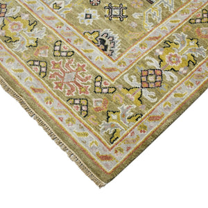 Amer Rugs Bristol Elegant Hand-knotted Area Rug With Persian-inspired Design For Luxurious Home Décor Gold Wool Brs180810