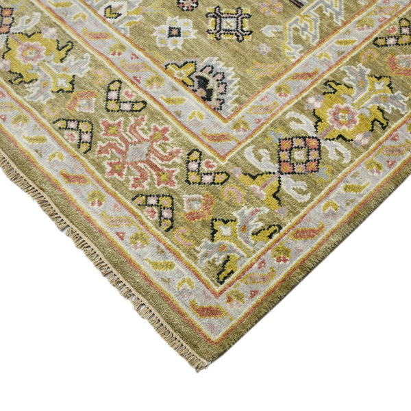Amer Rugs Bristol Elegant Hand-knotted Area Rug With Persian-inspired Design For Luxurious Home Décor Gold Wool Brs180810