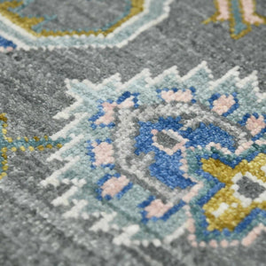 Amer Rugs Bristol Elegant Hand-knotted Area Rug With Persian-inspired Design For Luxurious Home Décor Gray,Multi Wool Brs190912