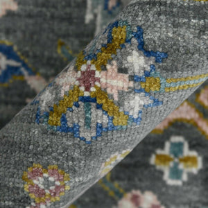 Amer Rugs Bristol Elegant Hand-knotted Area Rug With Persian-inspired Design For Luxurious Home Décor Gray,Multi Wool Brs190912