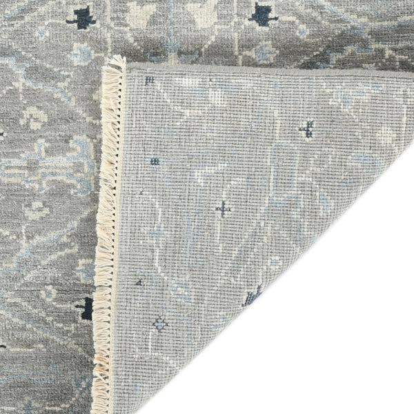 Amer Rugs Bristol Hand-knotted Area Rug – Luxurious New Zealand Wool With Persian-inspired Design For Elegance Silver Sand Wool Brs20203