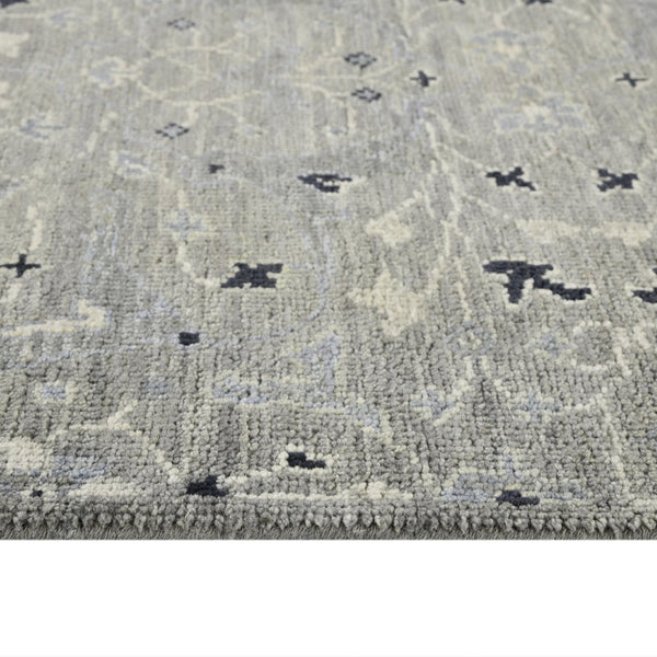 Amer Rugs Bristol Hand-knotted Area Rug – Luxurious New Zealand Wool With Persian-inspired Design For Elegance Silver Sand Wool Brs20203