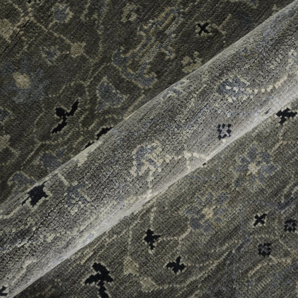 Amer Rugs Bristol Hand-knotted Area Rug – Luxurious New Zealand Wool With Persian-inspired Design For Elegance Silver Sand Wool Brs20203