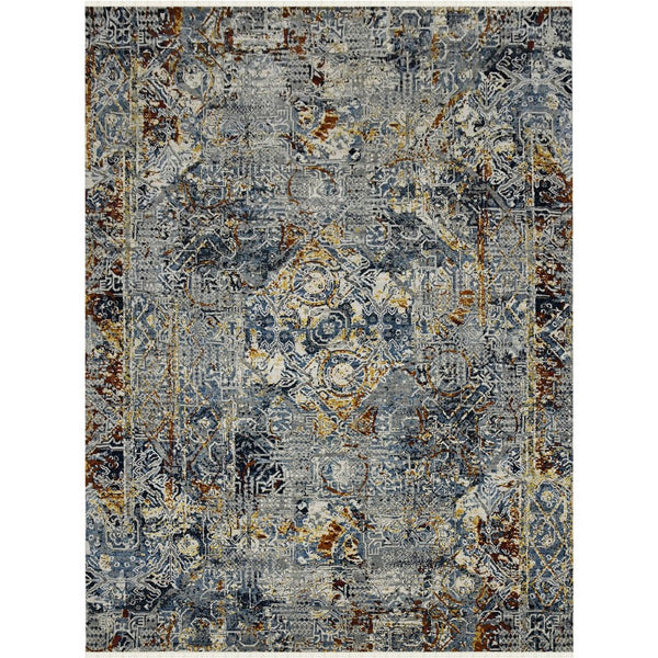 Amer Rugs Bristol Elegant Hand-knotted Area Rug With Persian-inspired Design For Luxurious Home Décor Blue Wool Brs461215