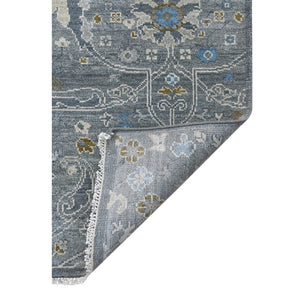 Amer Rugs Bristol Hand-knotted Area Rug – Luxurious New Zealand Wool With Persian-inspired Design For Elegance Santas Gray Wool Brs50912