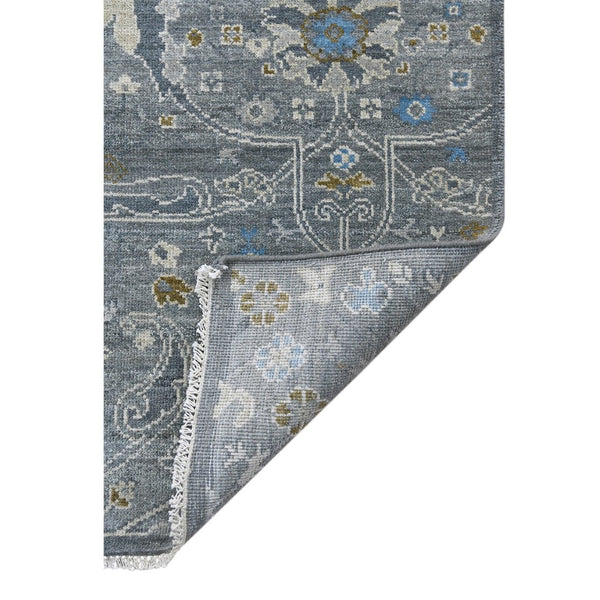 Amer Rugs Bristol Hand-knotted Area Rug – Luxurious New Zealand Wool With Persian-inspired Design For Elegance Santas Gray Wool Brs50912