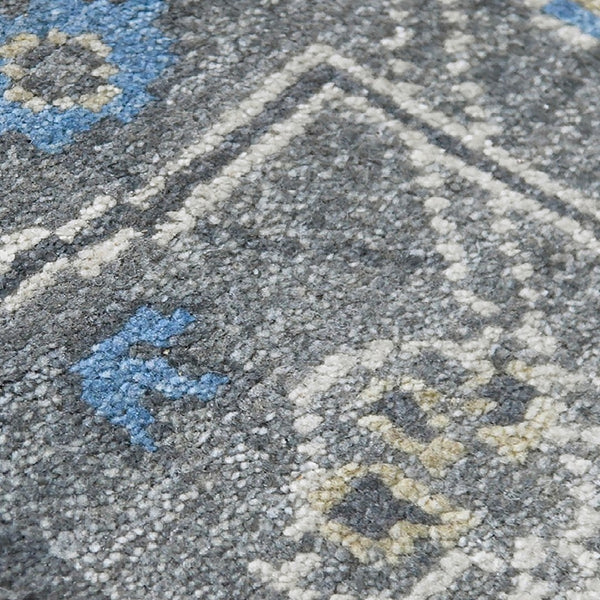 Amer Rugs Bristol Hand-knotted Area Rug – Luxurious New Zealand Wool With Persian-inspired Design For Elegance Santas Gray Wool Brs50912