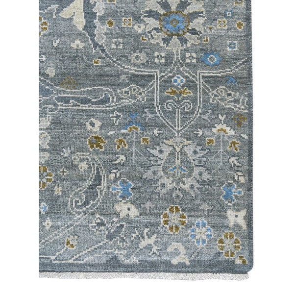 Amer Rugs Bristol Hand-knotted Area Rug – Luxurious New Zealand Wool With Persian-inspired Design For Elegance Santas Gray Wool Brs50912
