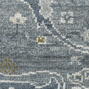 Amer Rugs Bristol Hand-knotted Area Rug – Luxurious New Zealand Wool With Persian-inspired Design For Elegance Santas Gray Wool Brs50912