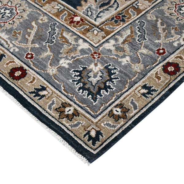 Amer Rugs Bristol Elegant Hand-knotted Area Rug With Persian-inspired Design For Luxurious Home Décor Blue Sapphire Wool Brs551215