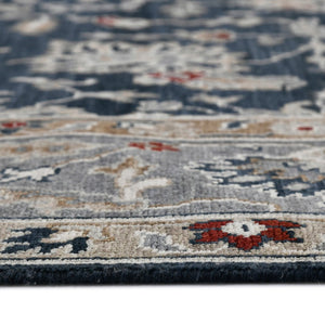 Amer Rugs Bristol Elegant Hand-knotted Area Rug With Persian-inspired Design For Luxurious Home Décor Blue Sapphire Wool Brs551215