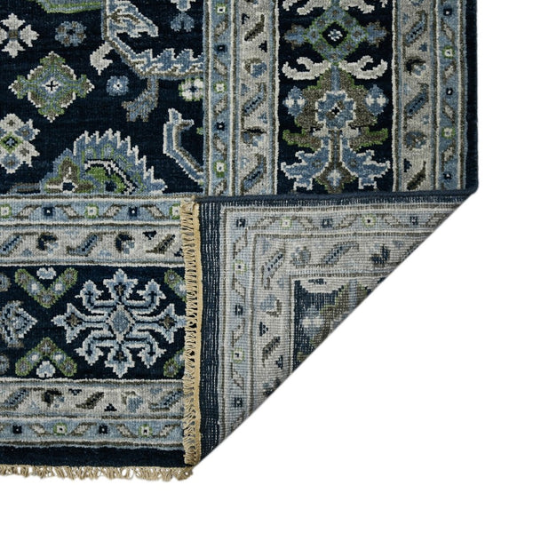 Amer Rugs Bristol Elegant Hand-knotted Area Rug With Persian-inspired Design For Luxurious Home Décor Blue Sapphire Wool Brs90912
