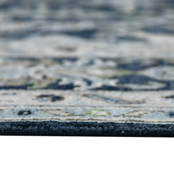 Amer Rugs Bristol Elegant Hand-knotted Area Rug With Persian-inspired Design For Luxurious Home Décor Blue Sapphire Wool Brs90912