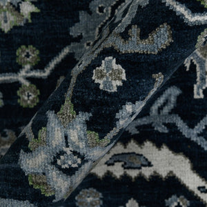 Amer Rugs Bristol Elegant Hand-knotted Area Rug With Persian-inspired Design For Luxurious Home Décor Blue Sapphire Wool Brs90912