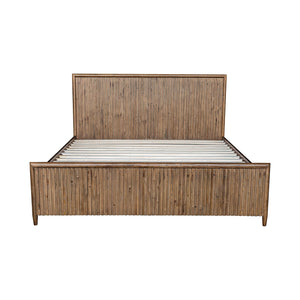 Lh Imports Britanica King Bed - Rustic Elegance With Contemporary Flair, Sustainably Crafted Pine Design Brown Full Product In Fsc Reclaimed Pine Brt001k