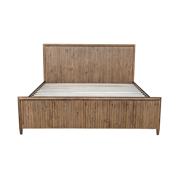 Lh Imports Britanica King Bed - Rustic Elegance With Contemporary Flair, Sustainably Crafted Pine Design Brown Full Product In Fsc Reclaimed Pine Brt001k