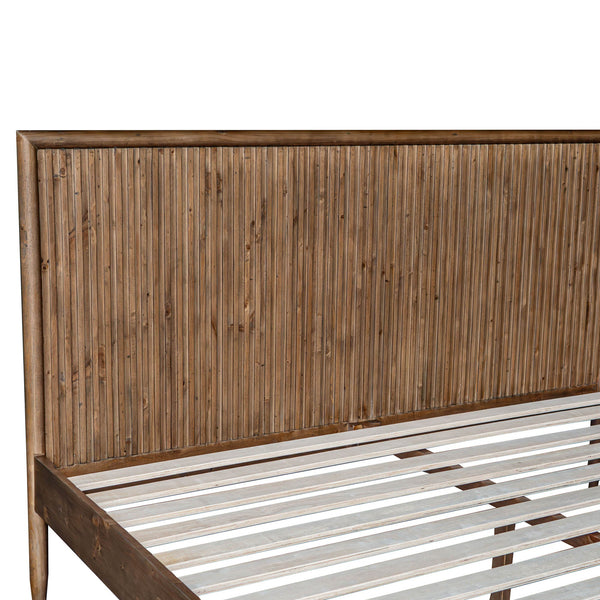 Lh Imports Britanica King Bed - Rustic Elegance With Contemporary Flair, Sustainably Crafted Pine Design Brown Full Product In Fsc Reclaimed Pine Brt001k