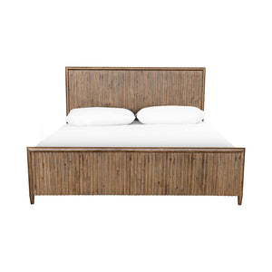 Lh Imports Britanica King Bed - Rustic Elegance With Contemporary Flair, Sustainably Crafted Pine Design Brown Full Product In Fsc Reclaimed Pine Brt001k