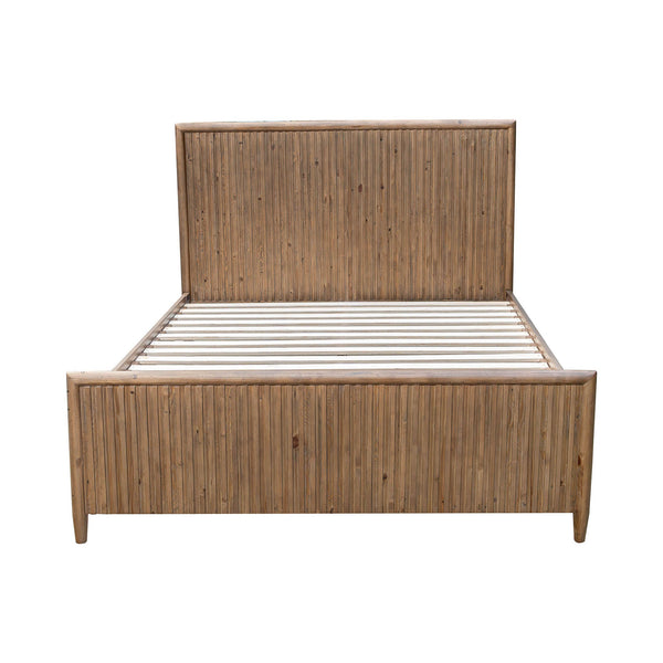 Lh Imports Britanica King Bed - Rustic Elegance With Contemporary Flair, Sustainably Crafted Pine Design Brown Full Product In Fsc Reclaimed Pine Brt001q