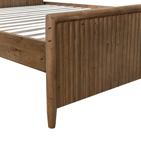 Lh Imports Britanica King Bed - Rustic Elegance With Contemporary Flair, Sustainably Crafted Pine Design Brown Full Product In Fsc Reclaimed Pine Brt001q