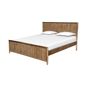 Lh Imports Britanica King Bed - Rustic Elegance With Contemporary Flair, Sustainably Crafted Pine Design Brown Full Product In Fsc Reclaimed Pine Brt001q