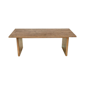 Lh Imports Britanica Dining Table - Elegant Fsc Certified Pine Wood Design For 4-6 Guests, Perfect For Gatherings Brown Full Product In Fsc Reclaimed Pine Brt010
