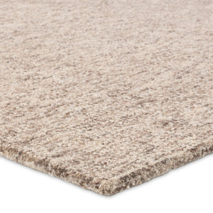 Jaipur Living Britta Oland Brt06 Tufted Handmade 100% Wool Solids Solid Indoor Rug Light Gray, Taupe 100% Wool, 100% Cotton Rug113083