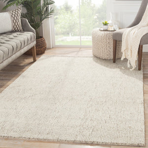 Jaipur Living Britta Oland Brt06 Tufted Handmade 100% Wool Solids Solid Indoor Rug Light Gray, Taupe 100% Wool, 100% Cotton Rug113083