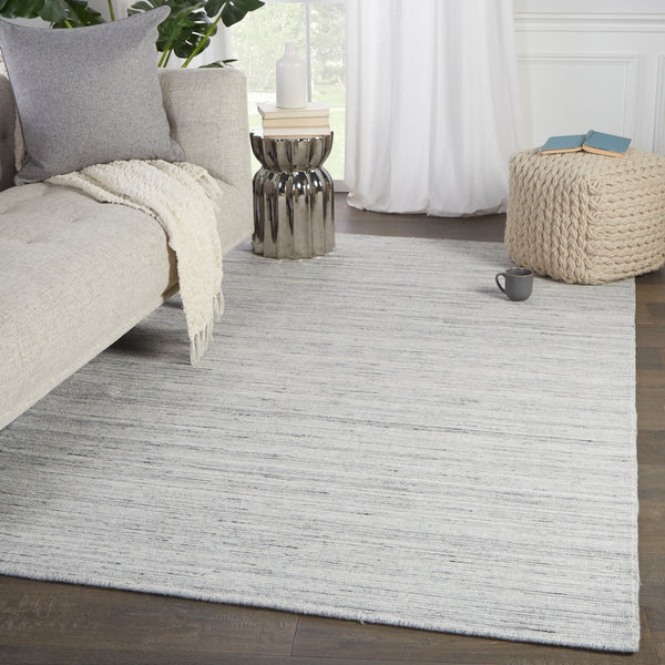 Jaipur Living Brevin Danan Brv01 Handwoven Handmade 100% Pet Yarn Solids Solid Outdoor Rug Gray, Ivory 100% Pet Yarn Rug160659