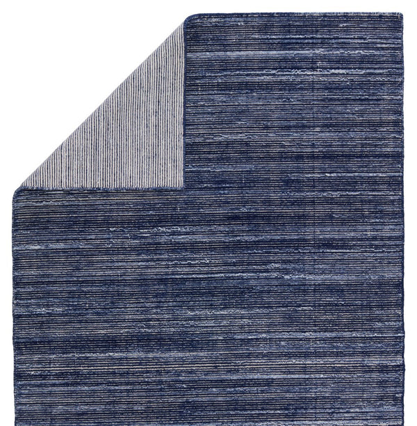 Jaipur Living Brevin Danan Brv04 Handwoven Handmade 100% Pet Yarn Solids Stripes Outdoor Rug Navy, Cream 100% Pet Yarn Rug160665