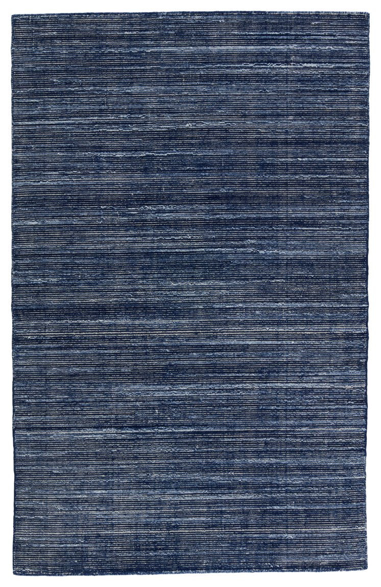 Jaipur Living Brevin Danan Brv04 Handwoven Handmade 100% Pet Yarn Solids Stripes Outdoor Rug Navy, Cream 100% Pet Yarn Rug160665
