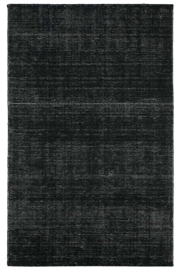 Jaipur Living Jaipur Danan Handwoven Outdoor Runner Rug 3'X10' — Durable Pet Flat-Weave, Heathered Black Gray Texture RUG164390