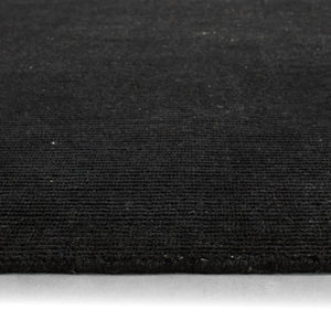 Jaipur Living Jaipur Danan Handwoven Outdoor Runner Rug 3'X10' — Durable Pet Flat-Weave, Heathered Black Gray Texture RUG164390