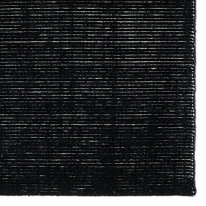 Jaipur Living Jaipur Danan Handwoven Outdoor Runner Rug 3'X10' — Durable Pet Flat-Weave, Heathered Black Gray Texture RUG164390