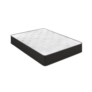 English Elm Dream Cooling Gel 10 Inch Hybrid Mattress with CertiPUR-US Foam & Pocket Springs for Ultimate Comfort White/Black Full BS-E230P-R-F-10-C-BK-GG