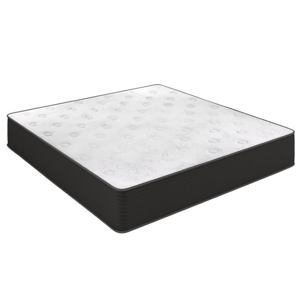 English Elm Dream Cooling Gel 12-Inch Hybrid Mattress for Restorative Sleep – CertiPUR-US Certified Comfort & Support White/Black King BS-E230P-R-K-12-C-BK-GG