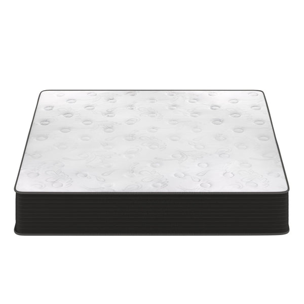 English Elm Dream Cooling Gel 12-Inch Hybrid Mattress for Restorative Sleep – CertiPUR-US Certified Comfort & Support White/Black King BS-E230P-R-K-12-C-BK-GG