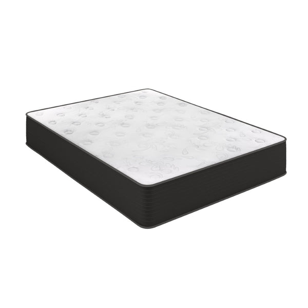 English Elm Dream Cooling Gel 12-Inch Hybrid Mattress for Restorative Sleep – CertiPUR-US Certified Comfort & Support White/Black Queen BS-E230P-R-Q-12-C-BK-GG