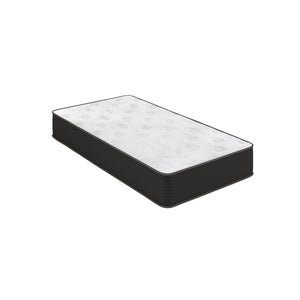 English Elm Dream Cooling Gel 10 Inch Hybrid Mattress with CertiPUR-US Foam & Pocket Springs for Ultimate Comfort White/Black Twin BS-E230P-R-T-10-C-BK-GG