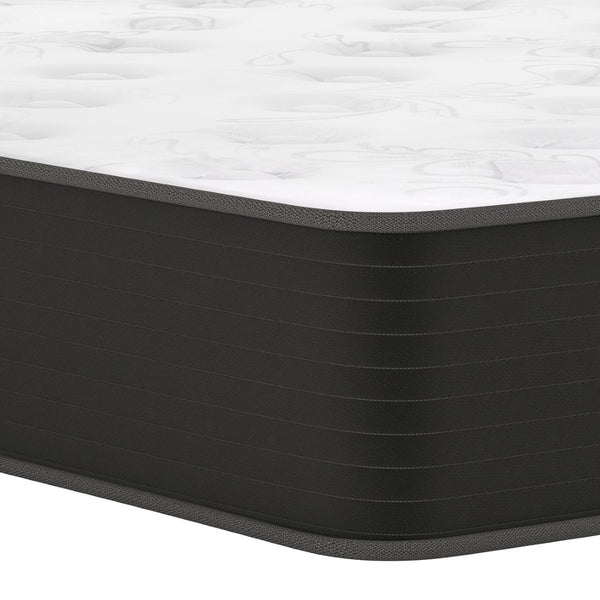 English Elm Dream Cooling Gel 10 Inch Hybrid Mattress with CertiPUR-US Foam & Pocket Springs for Ultimate Comfort White/Black Twin BS-E230P-R-T-10-C-BK-GG