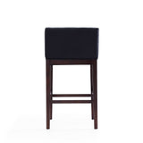 Kingsley Barstool in Black and Dark Walnut BS012-BK Manhattan Comfort