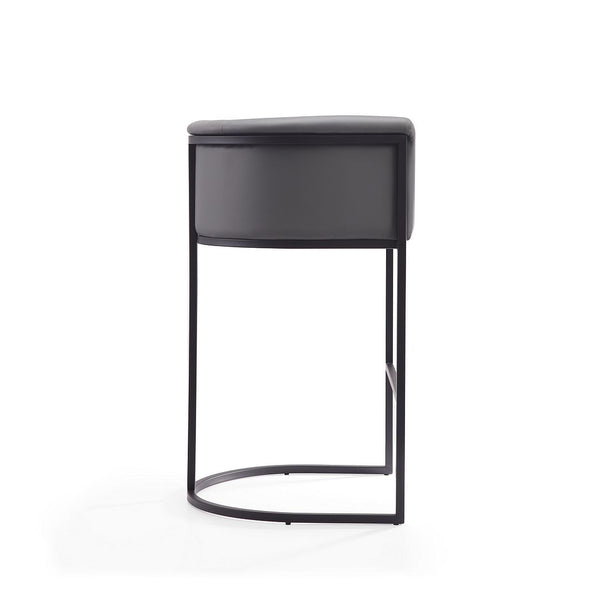 Cosmopolitan Barstool in Grey and Black BS015-GY Manhattan Comfort