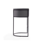 Cosmopolitan Barstool in Grey and Black BS015-GY Manhattan Comfort