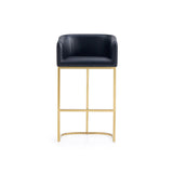 Louvre Barstool in Black BS016-BK Manhattan Comfort