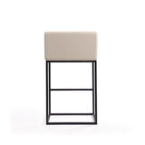 Embassy Barstool in Cream and Black BS018-CR Manhattan Comfort