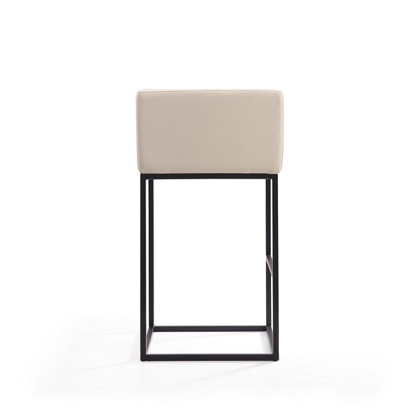 Embassy Barstool in Cream and Black BS018-CR Manhattan Comfort