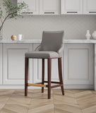 Shubert Barstool in Dark Taupe BS019-DT Manhattan Comfort