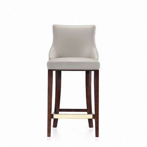 Shubert Barstool in Light Grey BS019-LG Manhattan Comfort